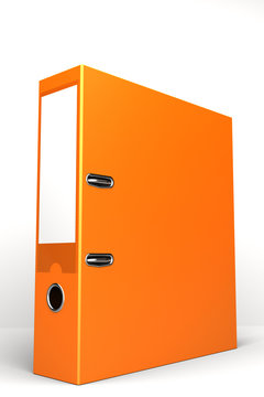 archivador naranja