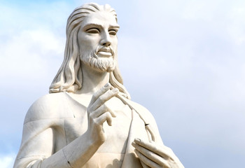 statue of Jesus Christ in havana, Cuba