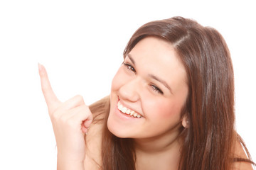 Portrait of a beautiful young woman