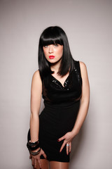 Portrait of a beautiful young woman