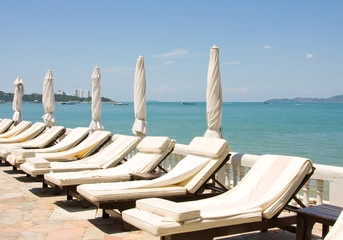 Beach on a sunny day.Thailand .