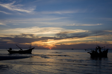 Fototapeta na wymiar Sunset in Thailand