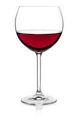 Wine collection - Red wine in glass