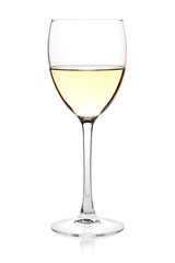 Wine collection - White wine in glass