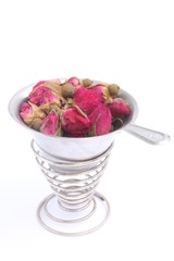 Infusion de boutons de roses