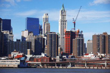 Obraz premium klasyczny NY - Manhattan