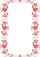 Herz- Rahmen Valentinstag