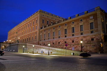 Fototapeta na wymiar Königspalast, Stockholm, Schweden, Europa