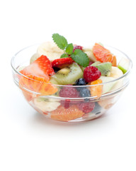 Obstsalat mit Melisse