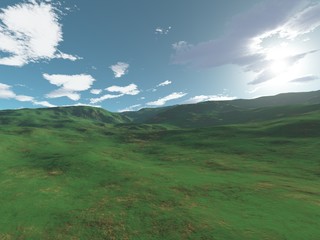 Landschaft im Frühling