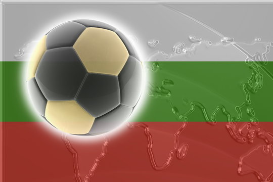 Bulgaria flag soccer