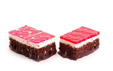 Chocolate slice of cake