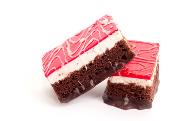 Chocolate slice of cake