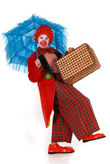 Female holiday clown