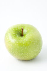 Green apple isolated on white