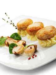 Chicken Breast Cutlet with Mushrooms