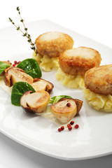 Chicken Breast Cutlet with Mushrooms