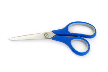 Professional scissors isolated on the white background