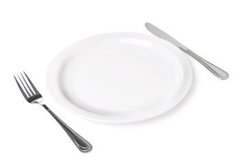 Set of kitchen object  on a white background.