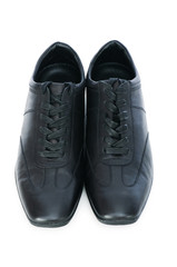 Male shoes isolated on the white background