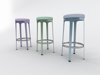 Fototapeta premium Bar chairs