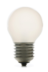 Light bulb isolated on the white background