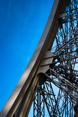 Eiffel Tower detail - obrazy, fototapety, plakaty