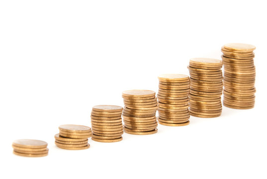 Angled coins graph