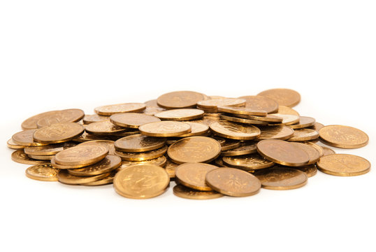 Pile of coins