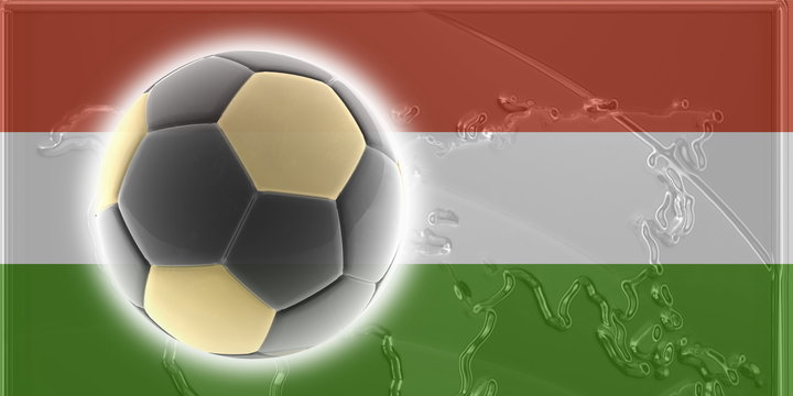 Flag of Hungary soccer