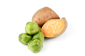 Sweet Potato with Sprouts