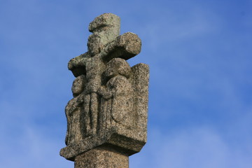 Un calvaire en granit à Larmor-Plage (Bretagne)