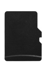 MicroSD card isolated on white