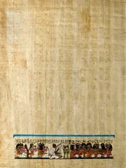 Fotobehang sheet of papyrus paper © bocky