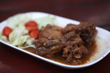 Stew sparerib Thai style