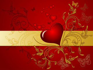 Valentines Day design. Vector illustration.