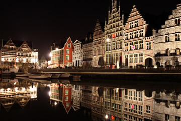 Fototapeta premium Gent @ night