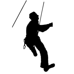 Obraz premium Climb in black