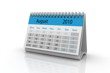 August 2010 calendar