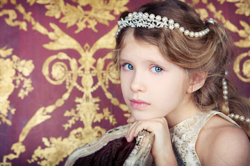 Fototapeta premium beautiful little girl
