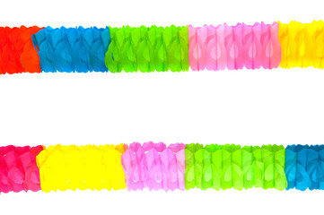 colorful party streamers
