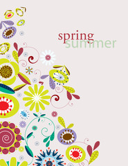 spring summer card