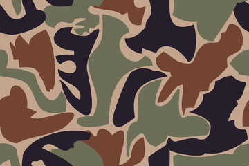 Camouflage seamless