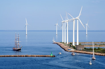 Ship & Wind Farm