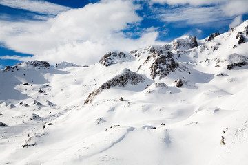 Fototapeta na wymiar Alps in winter