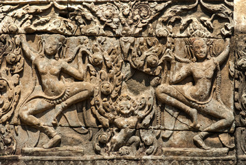 Apsara, Angkor Wat. Cambodia.