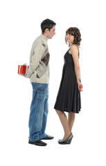 young couple in love