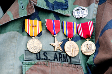 World war II veteran medals - 20382991