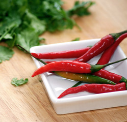 Frische Chilischoten