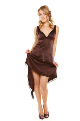 Girl in evening dress